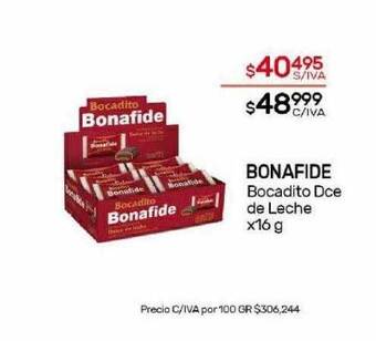 Nini Mayorista Bonafide bocadito dce de leche oferta