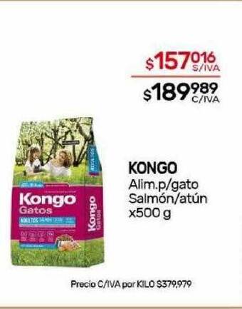 Nini Mayorista Kongo alim p gato salmón atún oferta