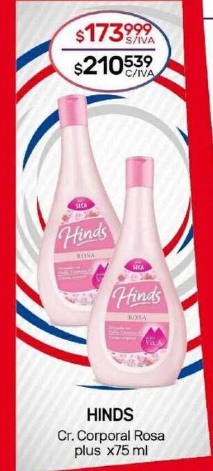 Nini Mayorista Hinds cr corporal rosa plus oferta