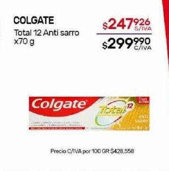 Colgate total 12 anti sarro