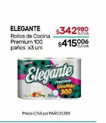 Nini Mayorista Elegante rollos de cocina premium 100 paños oferta