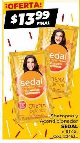 Diarco Shampoo y acondicionador sedal oferta