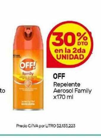 Nini Mayorista Off repelente aerosol family oferta
