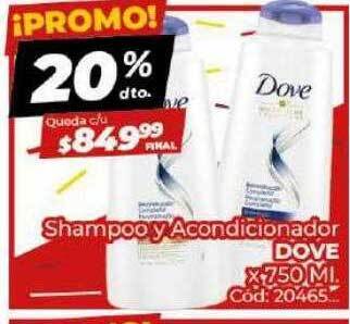 Diarco Shampoo y acondicionador dove oferta