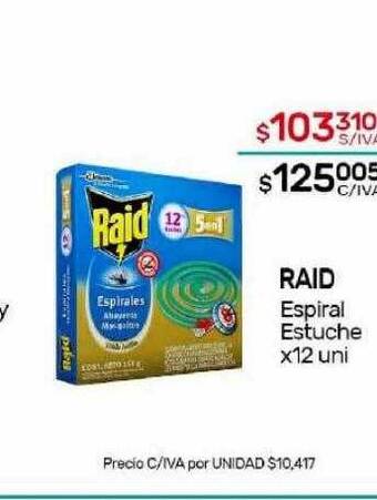 Nini Mayorista Raid espiral estuche oferta