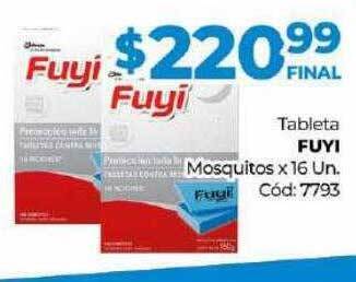 Diarco Tableta fuyi mosquitos oferta