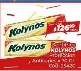 Diarco Dentífrico kolynos protección anticaries oferta