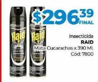 Diarco Insecticica raid mata cucarachas oferta