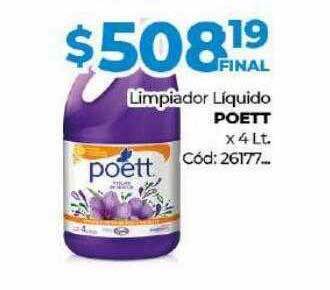 Diarco Limpiador líquido poett oferta