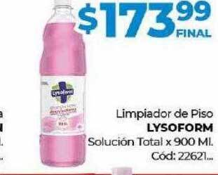 Diarco Limpiador de piso lysoform solución total oferta