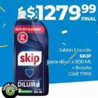 Diarco Jabón líquido skip para diluir oferta