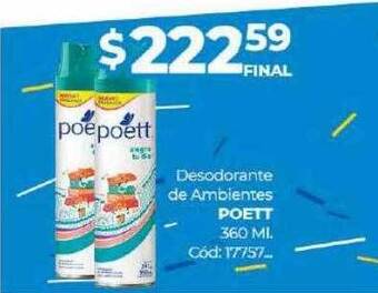 Diarco Desodorante de ambiente poett oferta