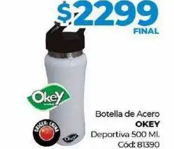 Diarco Botella de acero okey deportiva oferta