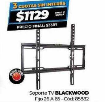 Diarco Soporte tv blackwood oferta