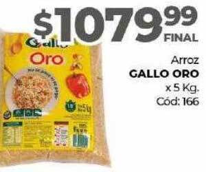 Diarco Arroz gallo oro oferta