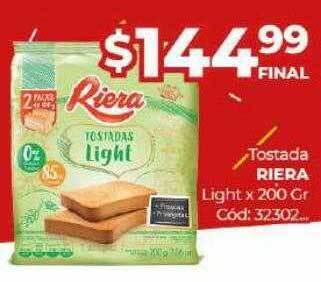 Diarco Tostada riera light oferta