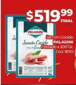 Diarco Jamón cocido paladini feteado oferta