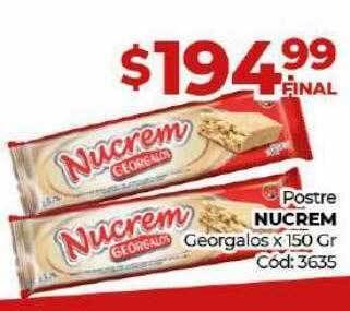 Diarco Postre nucrem georgalos oferta