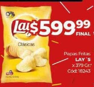 Diarco Papas fritas lay's oferta