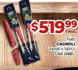 Diarco Fuet cagnoli tandil oferta