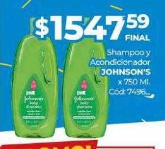 Diarco Shampoo y acondicionador johnson's oferta