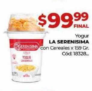 Diarco Yogur la serenisima con cereales oferta