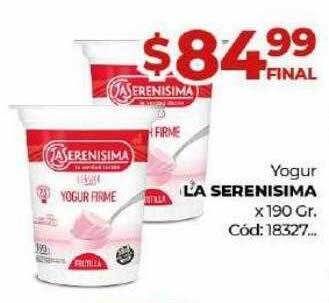 Diarco Yogur la serenisima oferta