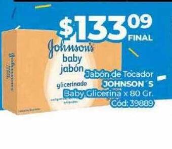 Diarco Jabón de tocador johnson's baby glicerina oferta