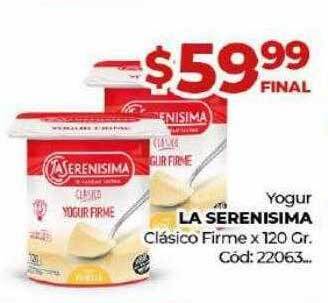 Diarco Yogur la serenisima clásico firme oferta