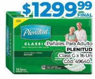Diarco Pañales para adulto plenitud class g oferta