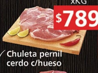 Supermercados Aiello Chuleta Pernil Cerdo c/hueso oferta