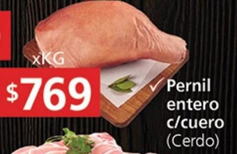 Supermercados Aiello Pernil Entero c/ cuero oferta