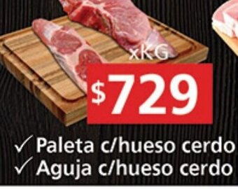 Supermercados Aiello Paleta C/ Hueso Cerdo oferta