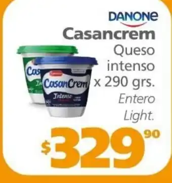 Actual Supermercados Danone Casancream Queso intenso x 290 grs oferta