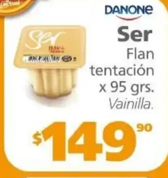 Actual Supermercados Danone Ser Flan tentación x 95 grs oferta