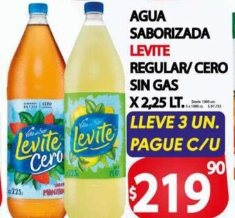 Supermercados Becerra Agua Saborizada Levite oferta