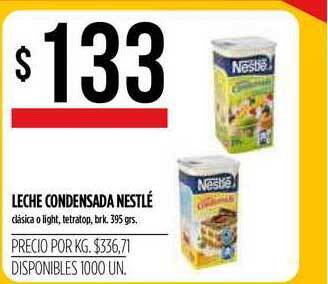 Supermercados Vea Nestlé Leche Condensada 395grs oferta
