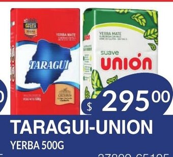 Masivos Taragui-Union Yerba 500 g oferta