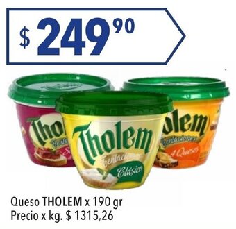 Hergo Queso Tholem x 190gr oferta