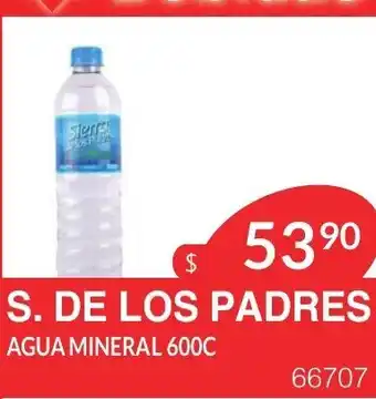 Masivos Agua Mineral 600c oferta