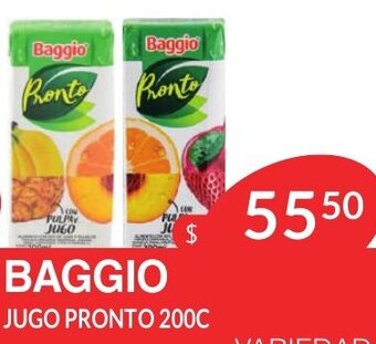 Masivos Baggio Jugo Pronto 200c oferta