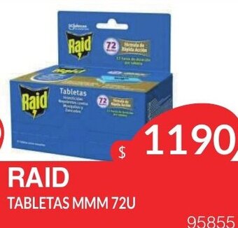 Masivos Raid Tabletas MMM 72U oferta
