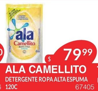Masivos Ala Camellito Detergente Ropa Alta Espuma 120c oferta