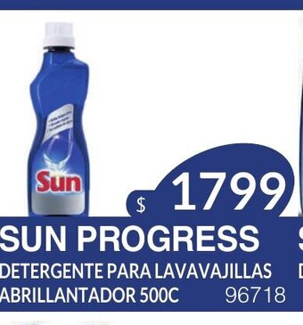 Masivos Sun Progress Detergente Para Lavavajillas Abrillantador 500c oferta