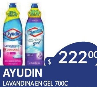 Masivos Ayudin lavandina en Gel 700c oferta
