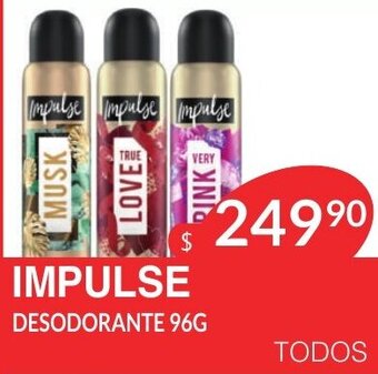 Masivos Impulse Desodorante 96g oferta