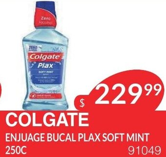 Masivos Colgate Enjuage Bucal Plax Soft Mint 250c oferta