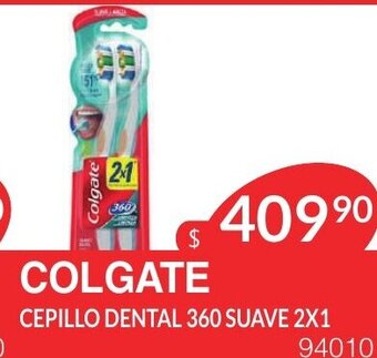 Masivos Colgate Cepillo Dental 360 Suave 2x1 oferta
