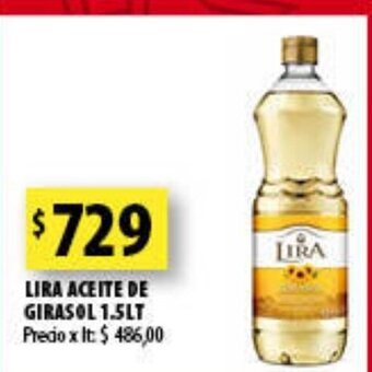 Punto Mayorista Lira Aceite de Girasol 1.5 Lt oferta
