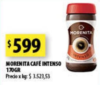 Punto Mayorista Morenita Café Intenso 170gr oferta